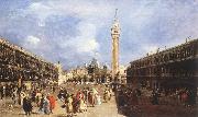 GUARDI, Francesco The Piazza San Marco towards the Basilica dfh Norge oil painting reproduction